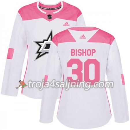 Dallas Stars tröja Ben Bishop 30 Vit 2017-2018 Adidas Rosa Fashion Authentic - Dame NHL Tröjor Dallas Stars tröja Ben Bishop 30 Vit 2017-2018 Adidas Rosa Fashion Authentic - Dame NHL Tröjor